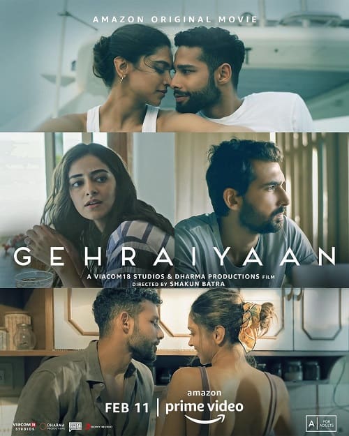 ดูหนังออนไลน์ฟรี Gehraiyaan (2022)