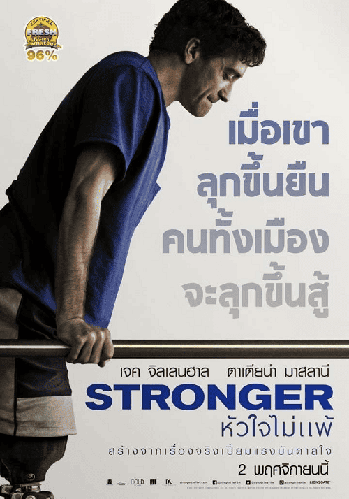 ดูหนังออนไลน์ฟรี Stronger (2017) หัวใจไม่แพ้